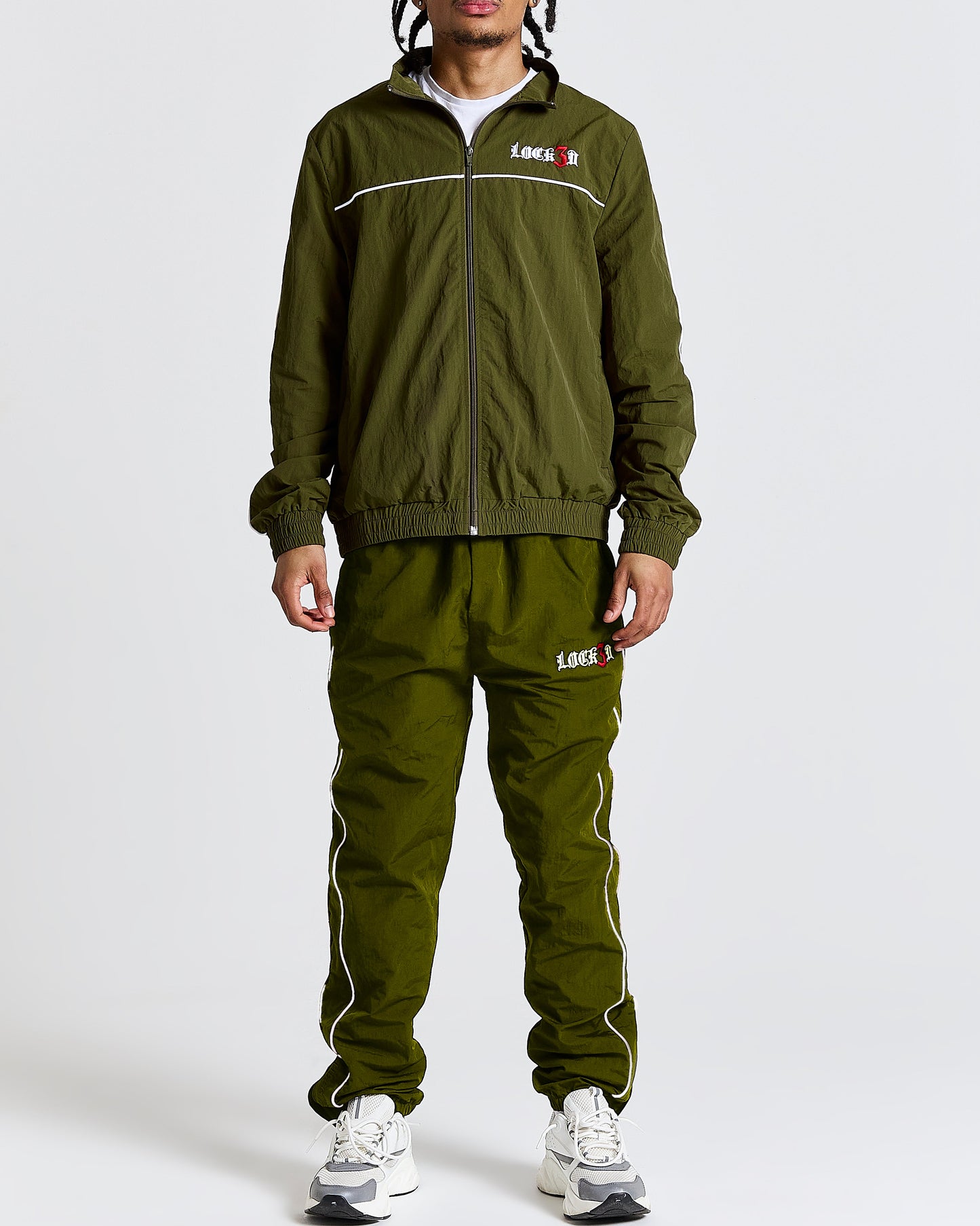 Lock3d nylon Tracksuit - Olive