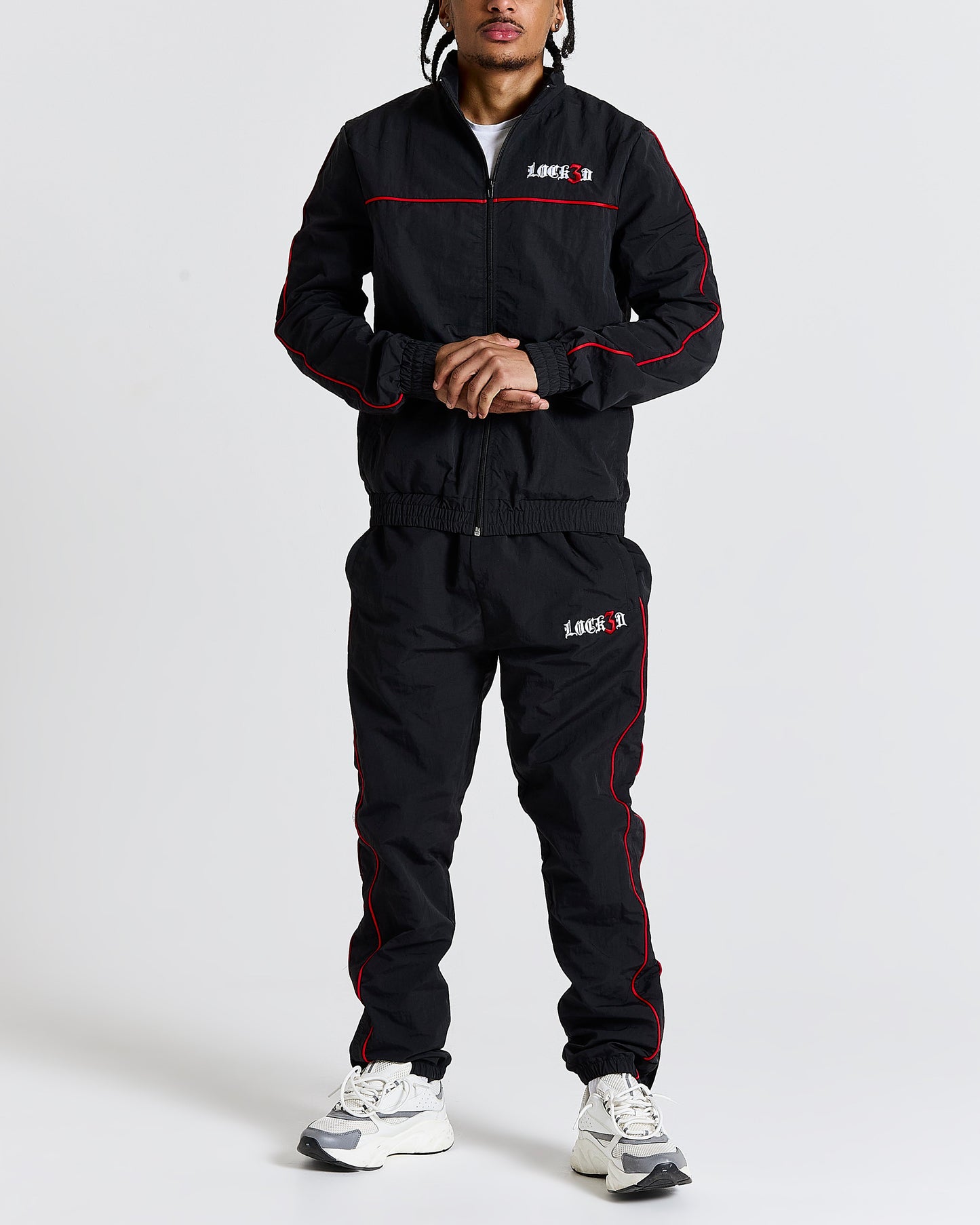 Lock3d nylon Tracksuit - Black