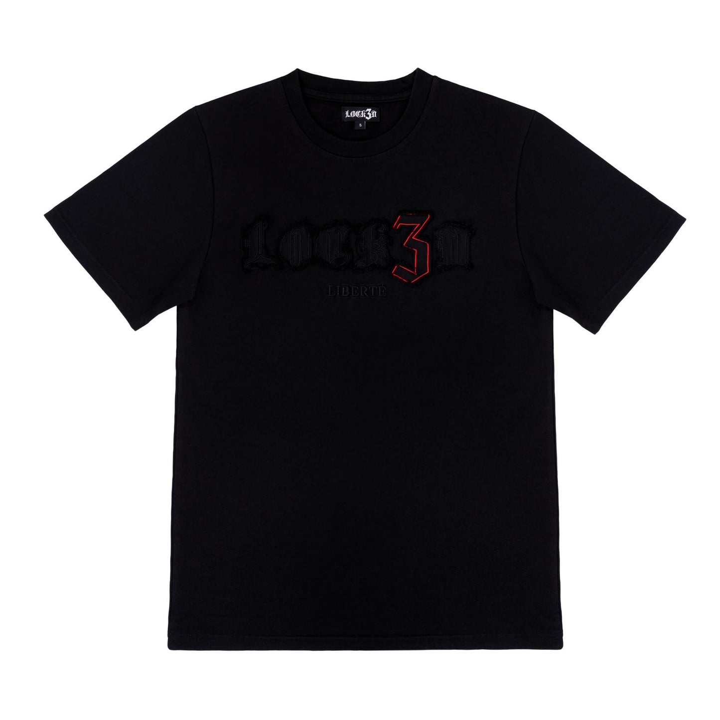 DISTRESSED TEE - BLACK